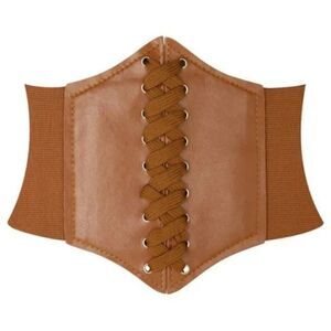 NEW CORSET Belts Elastic Tan